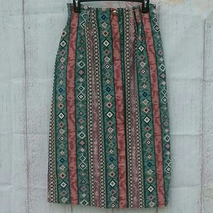 Maxi Skirt Sz 12 Womens Multi-Color